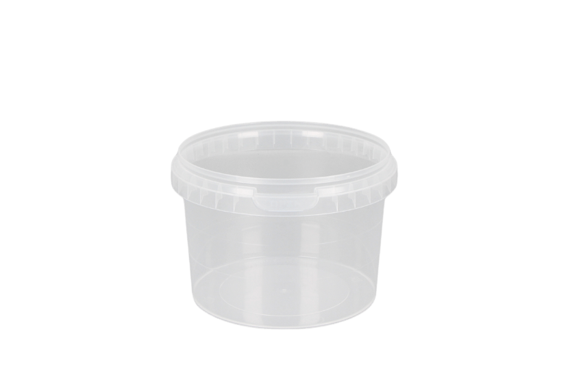 Verzegelbare verpakking rond PP 565cc + Deksel