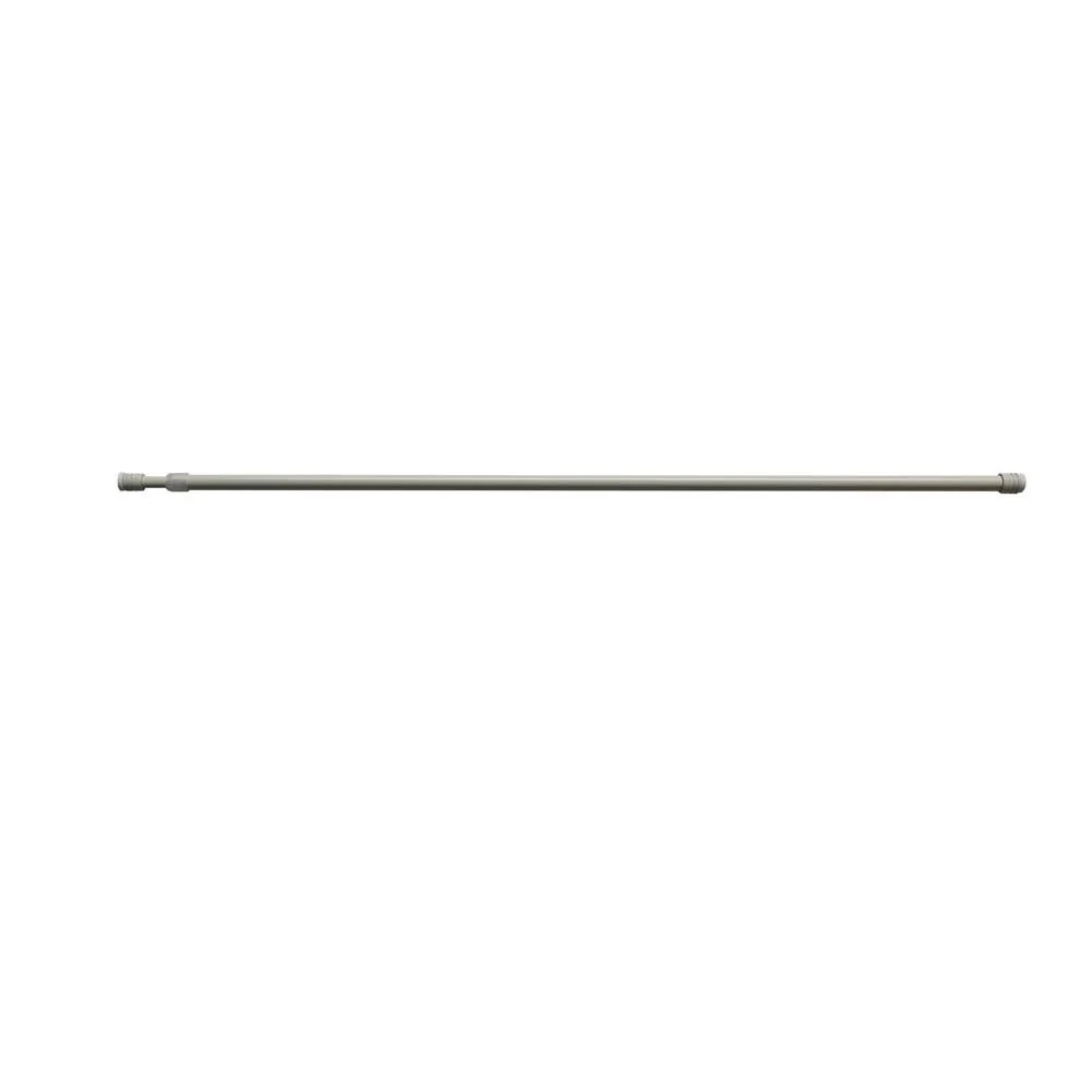 Tringle de vitrage Autobloquante Extensible 50-80 cm métal Blanc