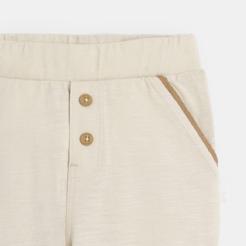 Pantalon jersey léger beige bébé garçon Beige