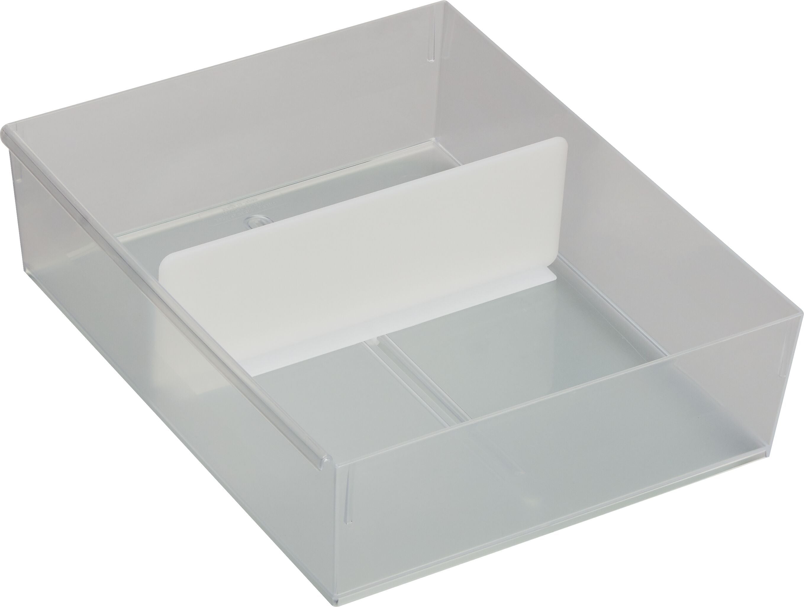 DRAWER L Schubladen-Organizer - Transparent / B: 27.0 cm x T: 9.5 cm x H: 33.0 cm