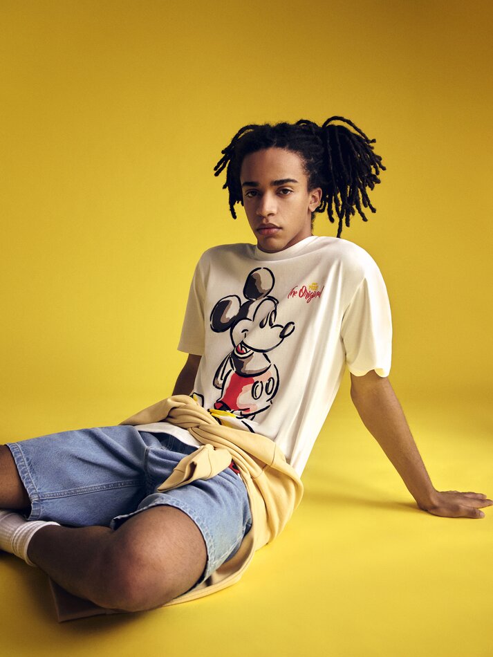 Camiseta Mickey Mouse ©DS maxiprint - Off White