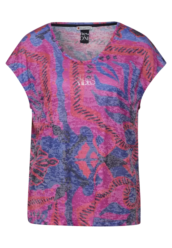 Burn Out T-Shirt - magnolia pink