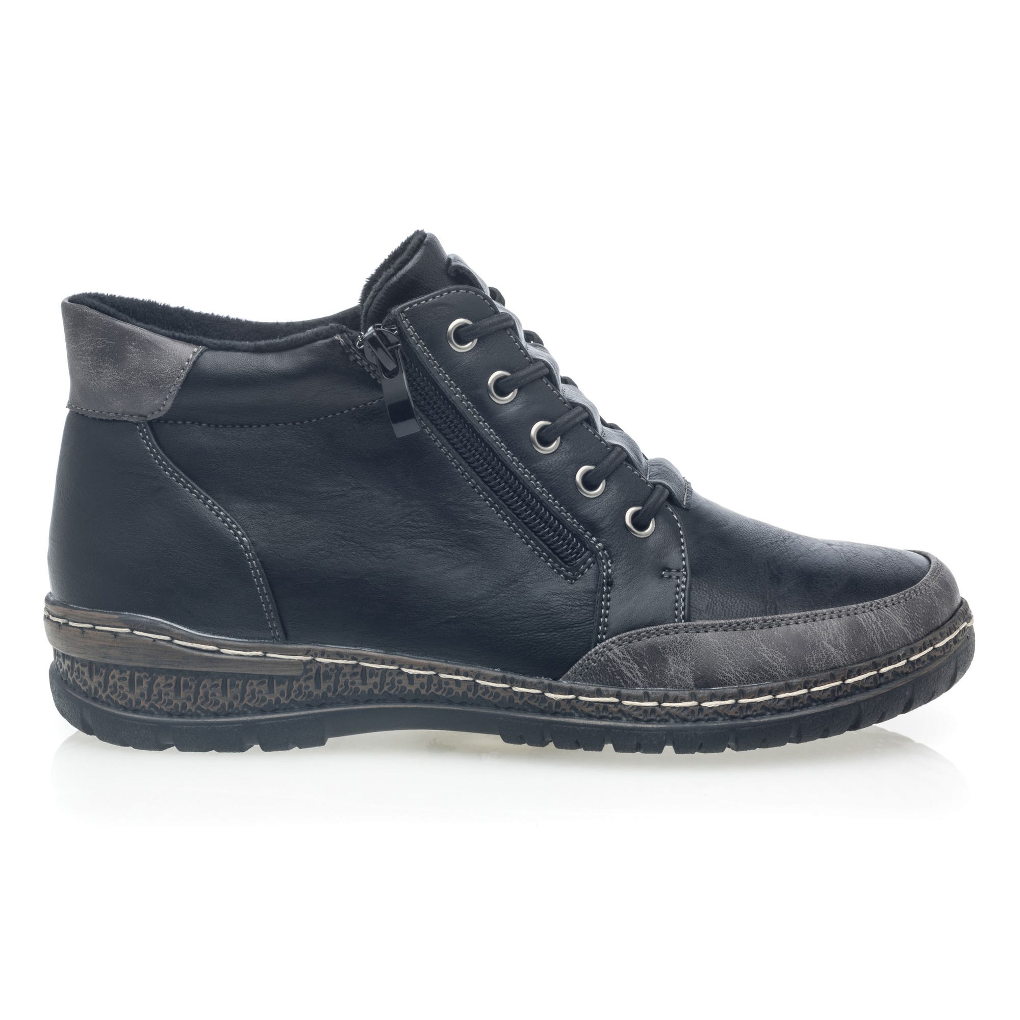Bottines à lacets Femme noir