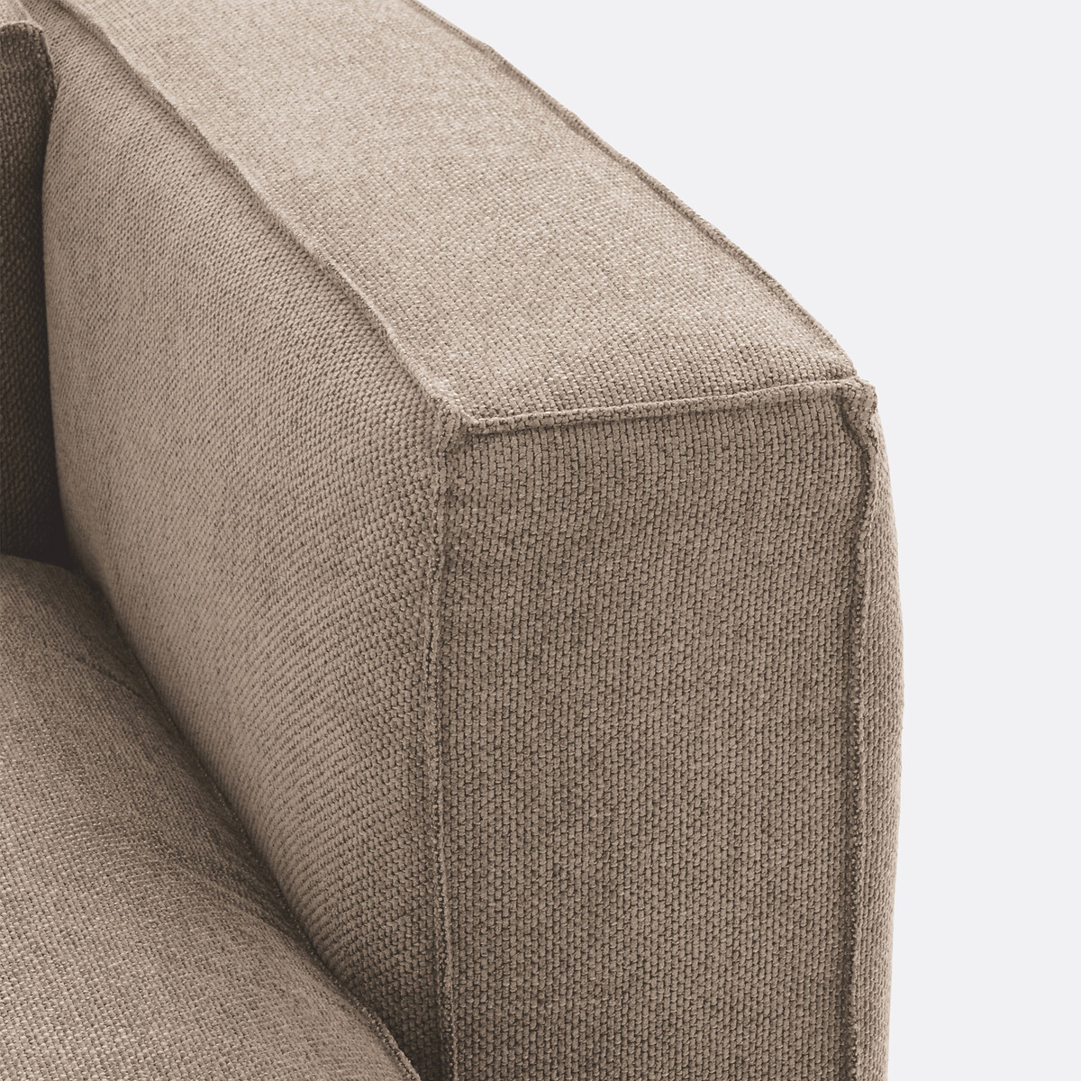 LA REDOUTE INTERIORS<br>Poltrona modular em tecido texturizado, Seven