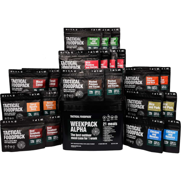 Repas lyophilisé TACTICAL FOODPACK FOODPACK WEEKPACK ALPHA 2080G
