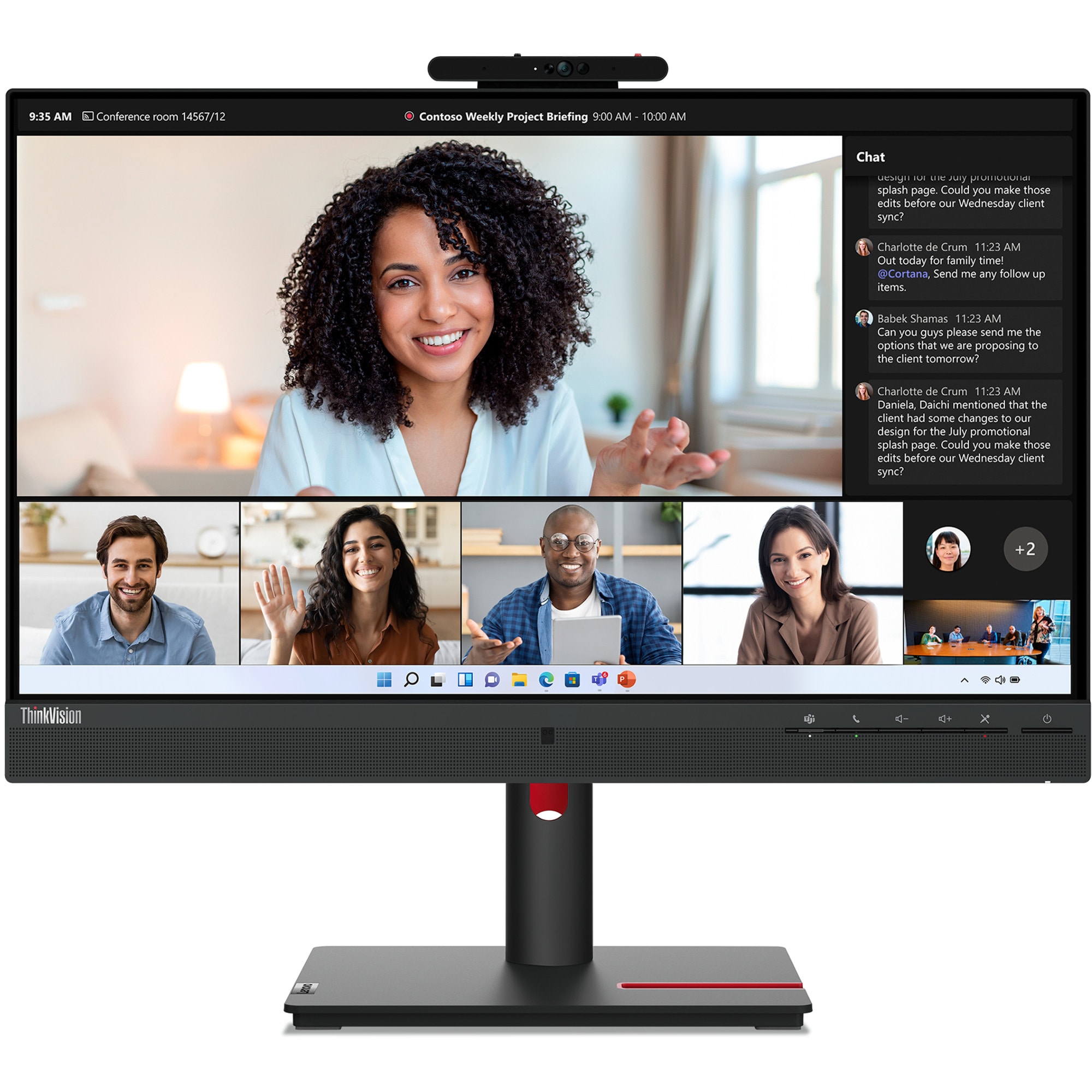 Lenovo LED-Monitor ThinkVision T24mv-30