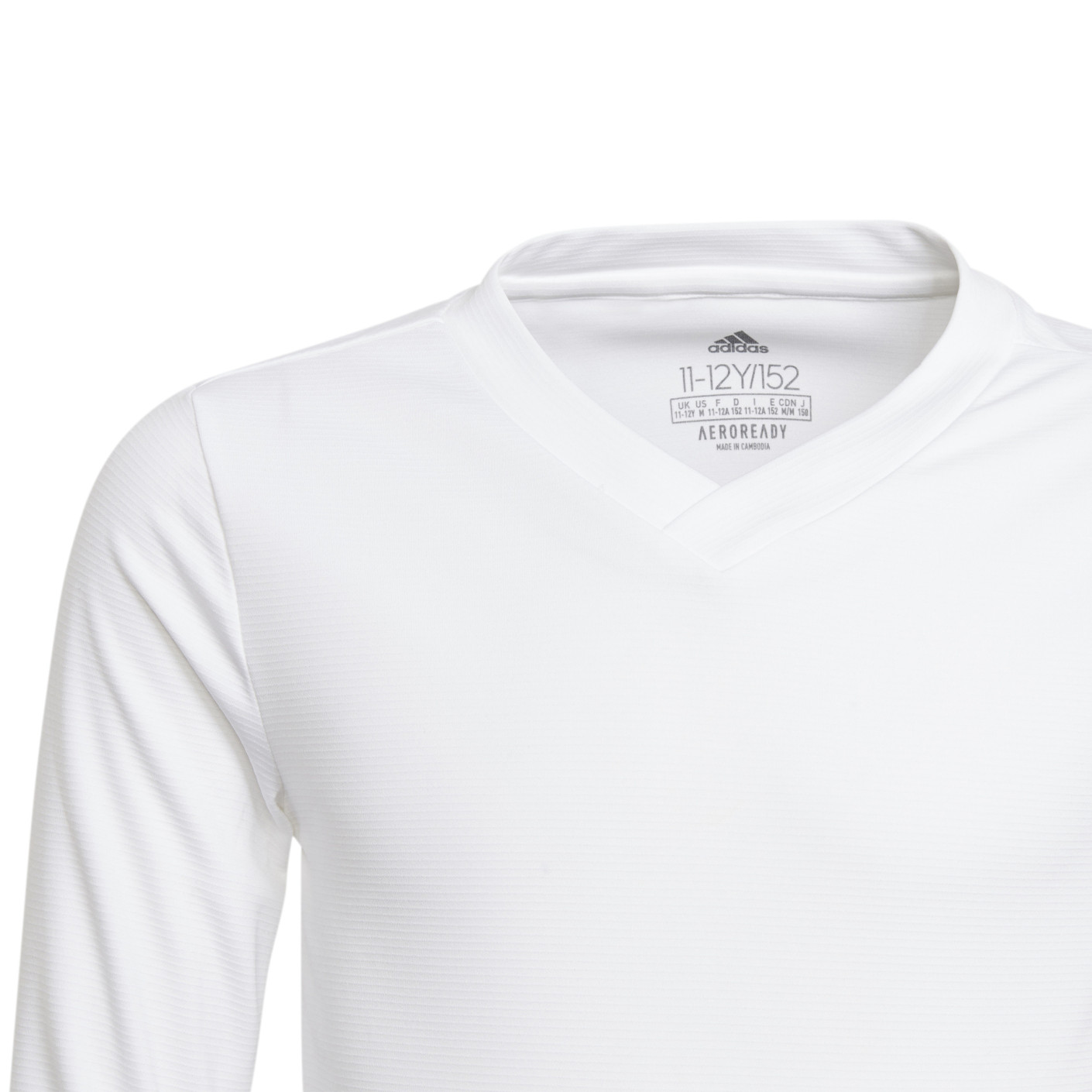 Adidas Team Ondershirt Lange Mouwen Kids Wit