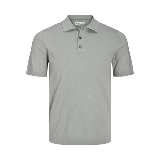 Jack&Jones Emil Strikket Polo, Wrought Iron, M