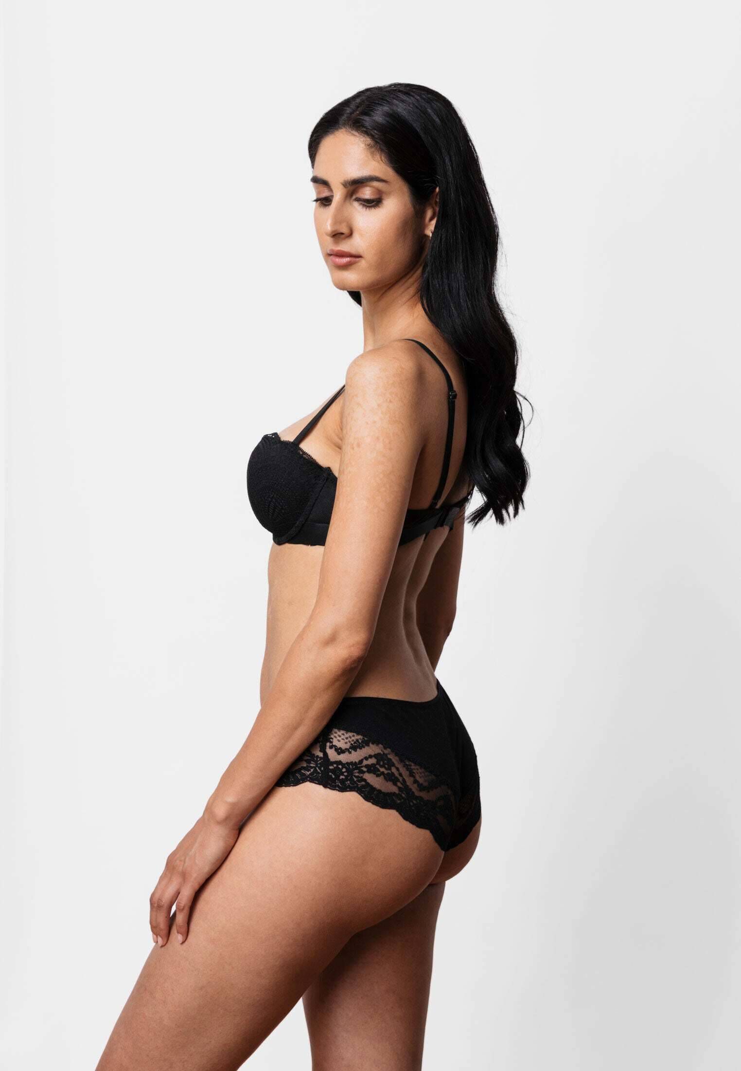 SNOCKS| Damen Hipster Panties mit Spitze im 3er-Pack