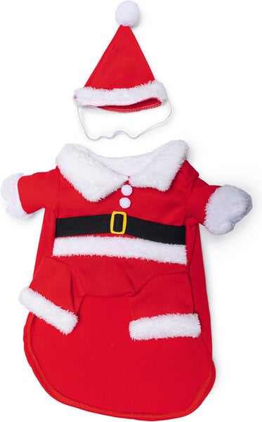 Beeztees hondentrui kerstman rood / wit 36 cm