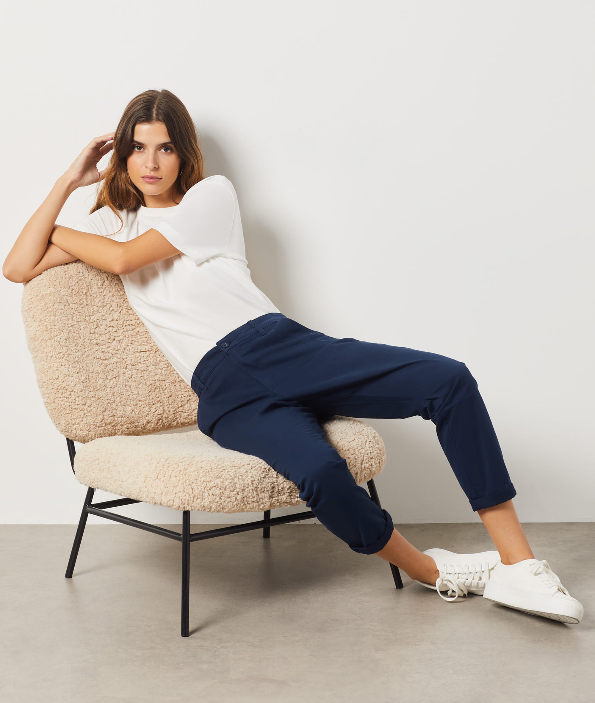 Pantalon coupe carotte