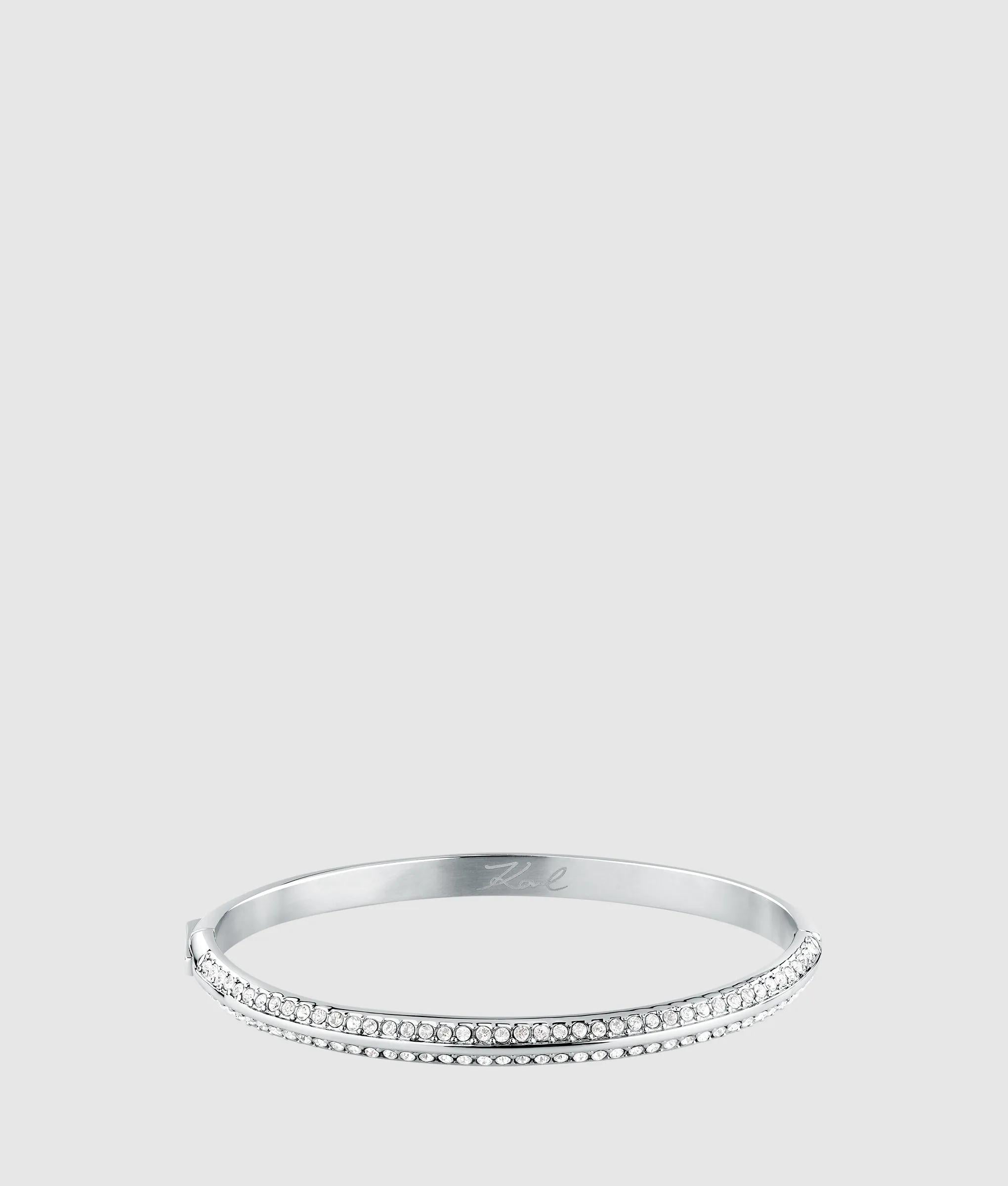 Zilveren kristallen armband