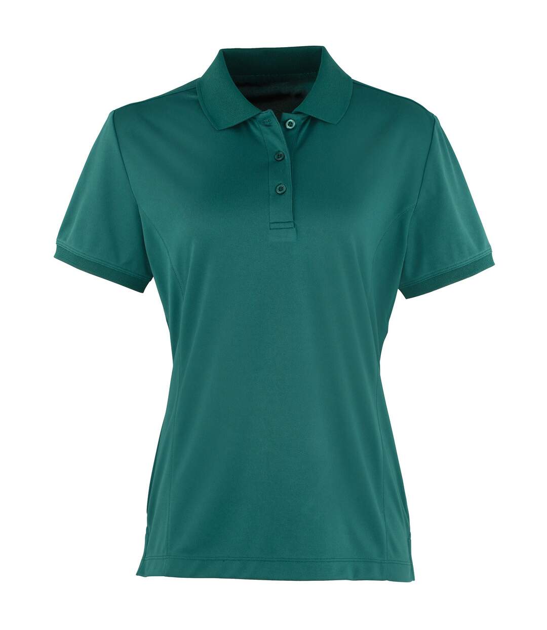 Premier Coolchecker - Polo à manches courtes - Femme (Vert bouteille) - UTRW4402