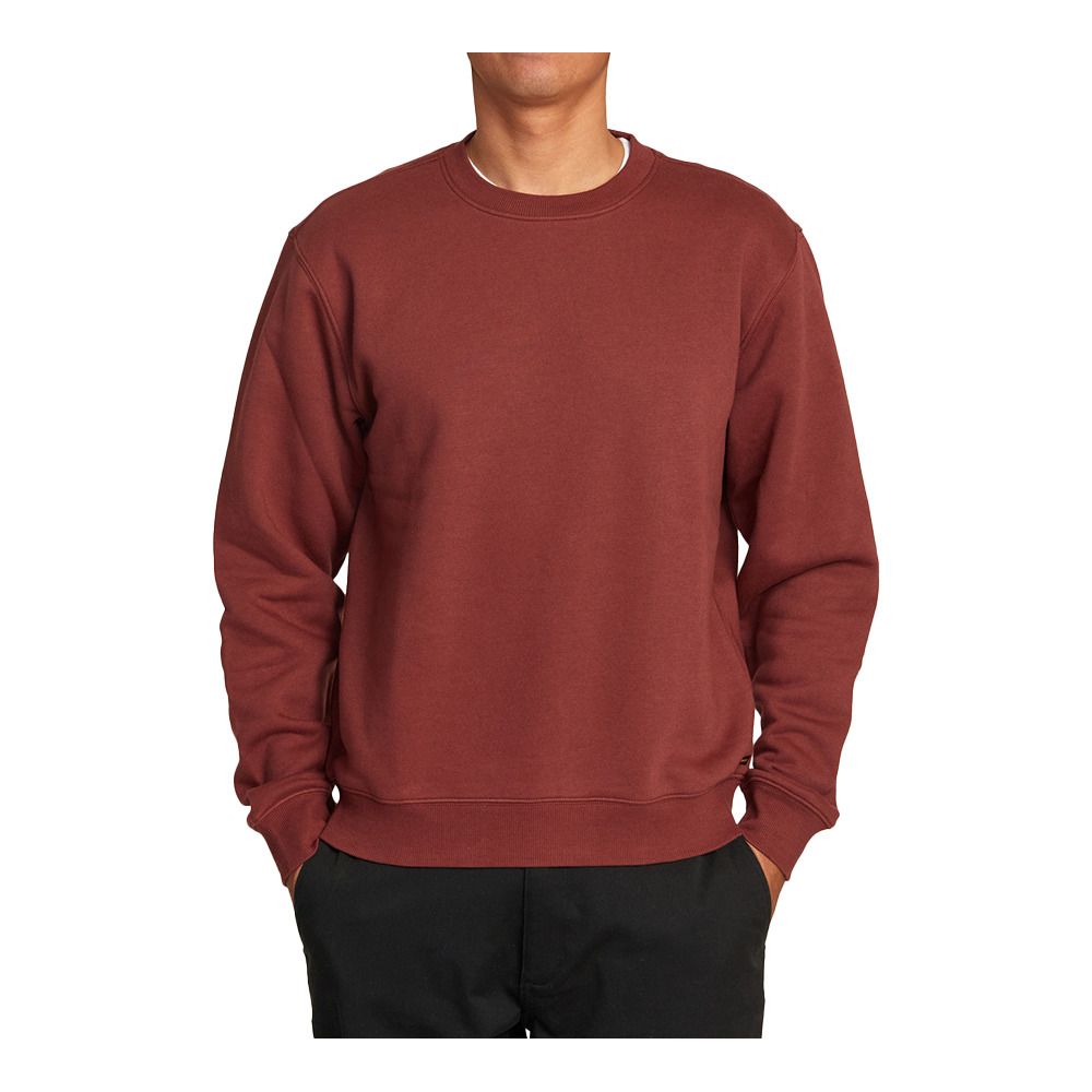 Rvca DAYSHIFT - Sweat Homme red earth