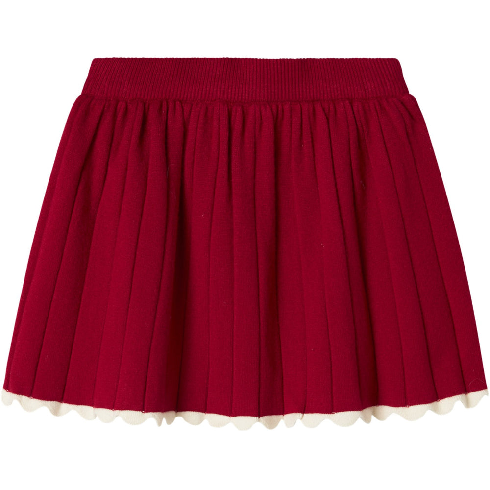 Køb Name It Jester Red Nmfralbo Knit Skirt