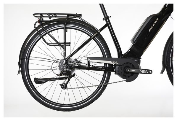 Vélo d'Exposition - Vélo de Ville Électrique Sunn Urb Rise MicroShift 9V 400 Wh 650b Noir