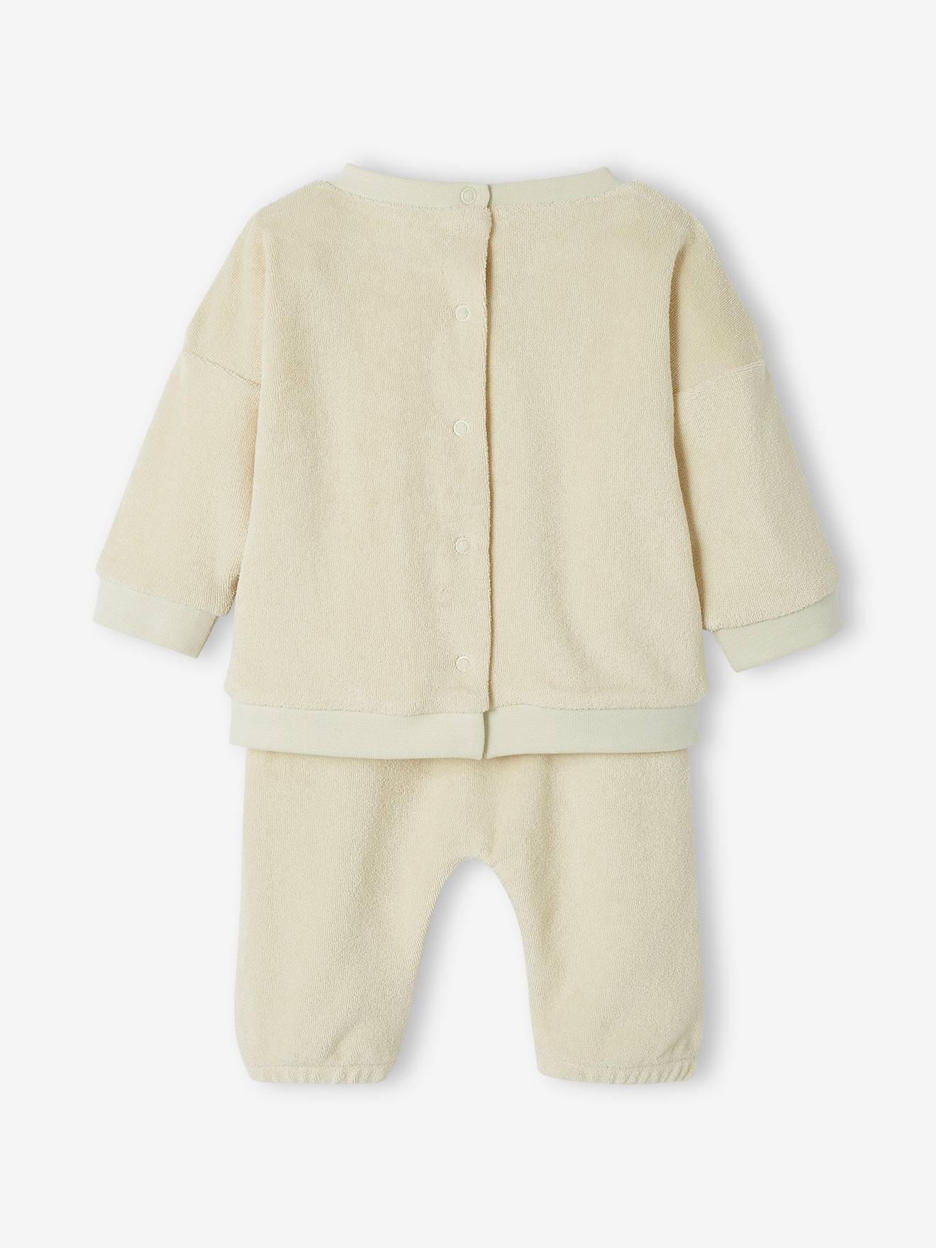 Conjunto de pelúcia encaracolada para bebês
