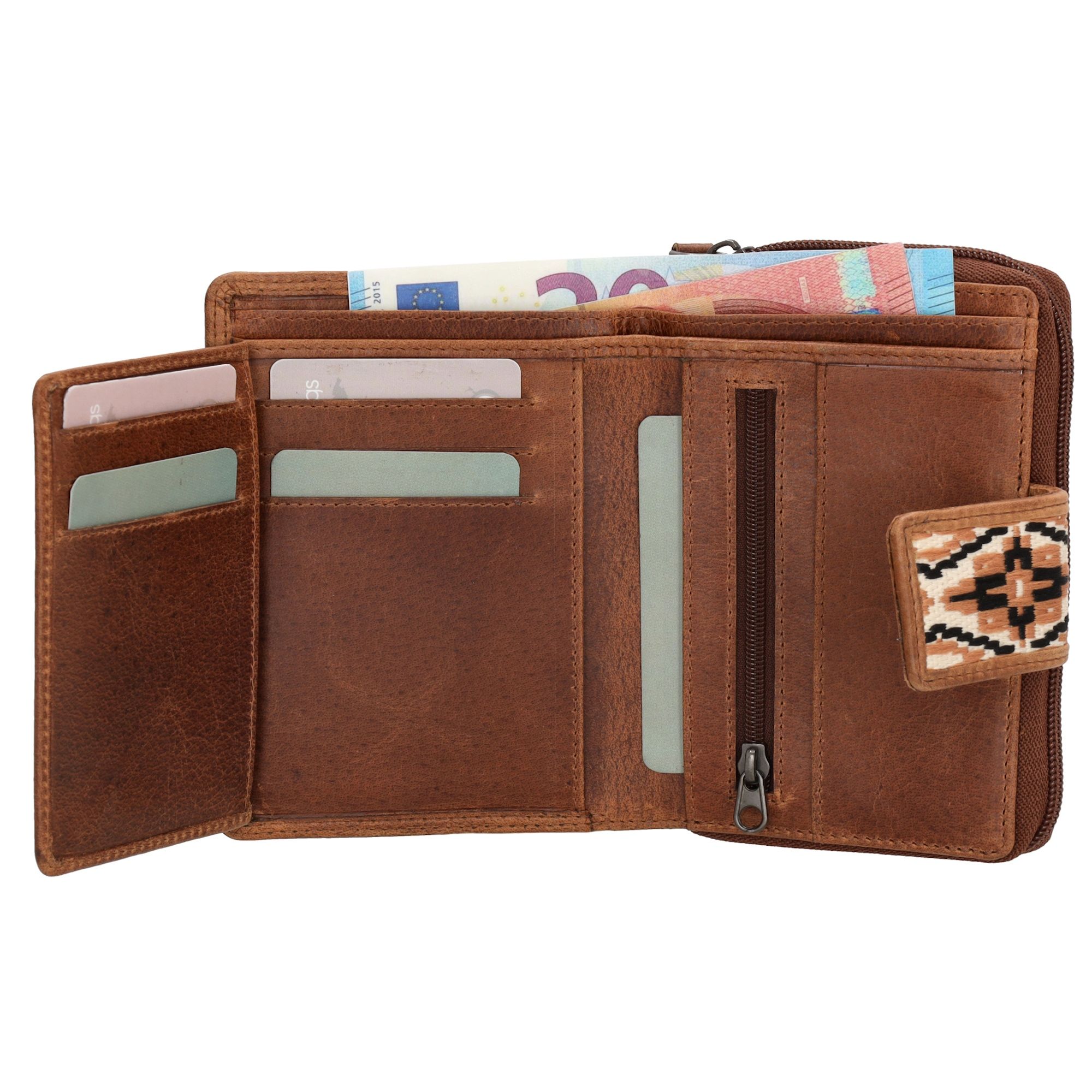 Micmacbags Next Navajo Portemonnee S Bruin