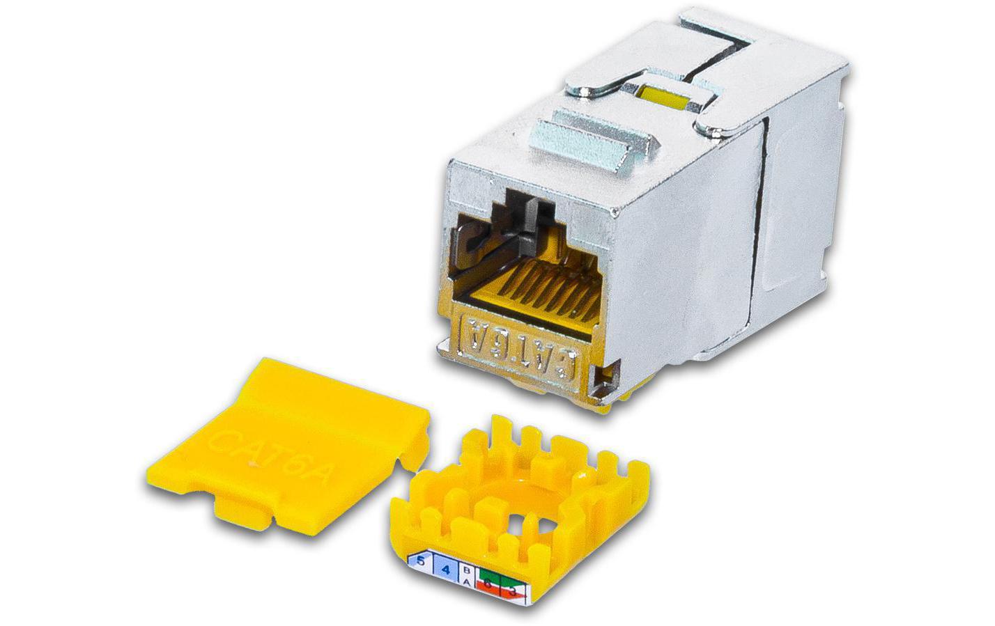 Keystone-Modul Cat.6A STP SLIM 48er-Pack<br>Keystone-Modul