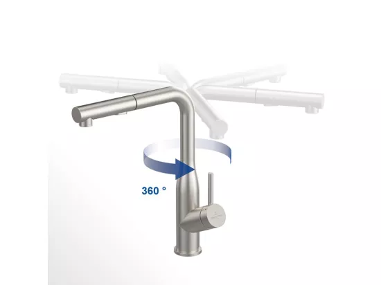 Robinet cuisine VILLEROY ET BOCH Subway Style Shower anthracite