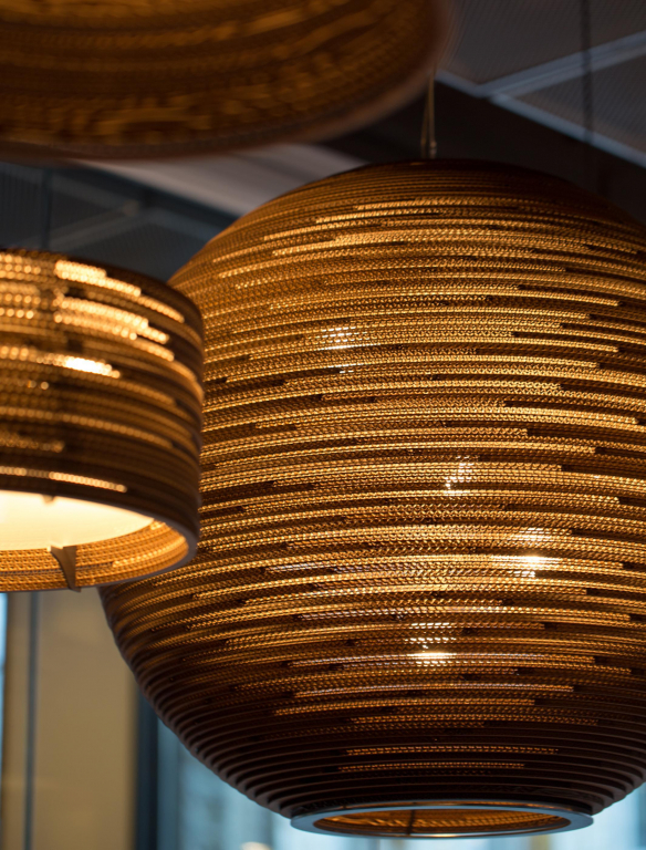 Graypants Scraplights Sun 48 hanglamp Ø128 naturel