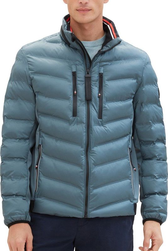 Tom Tailor - Tussendoor jas - Heren   Blauw - Polyester - 1038907
