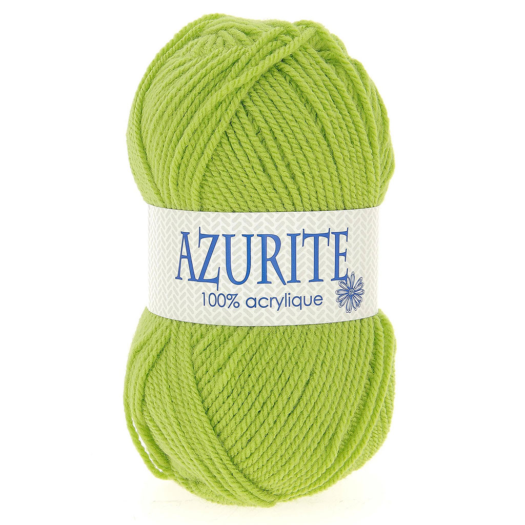 Lot de 10 pelotes de laine AZURITE framboise