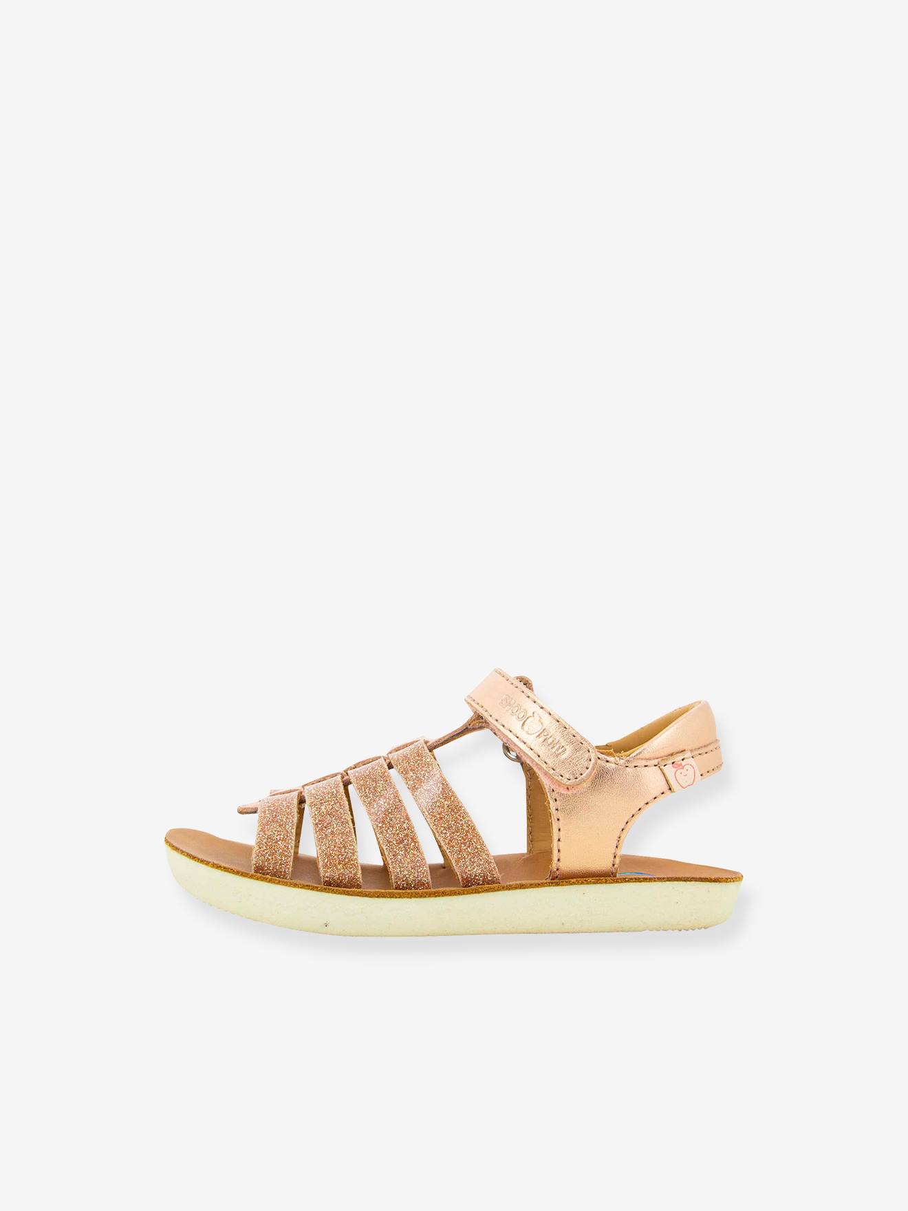 Sandálias infantis SHOO POM® Goa Multi em cobre iridescente