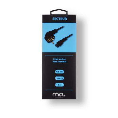 MCL - cordon secteur - fiche tripolaire - 2m c5