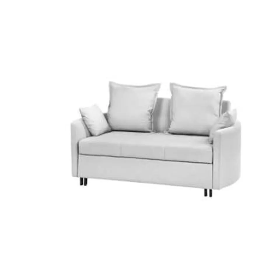 HOVIN - Slaapbank 2-zits - Lichtgrijs - Polyester