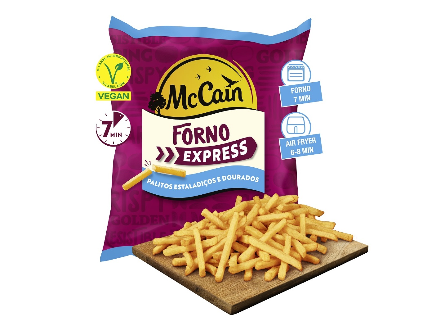 BATATAS MCCAIN PARA FORNO PALITOS EXPRESS 7MIN 500G