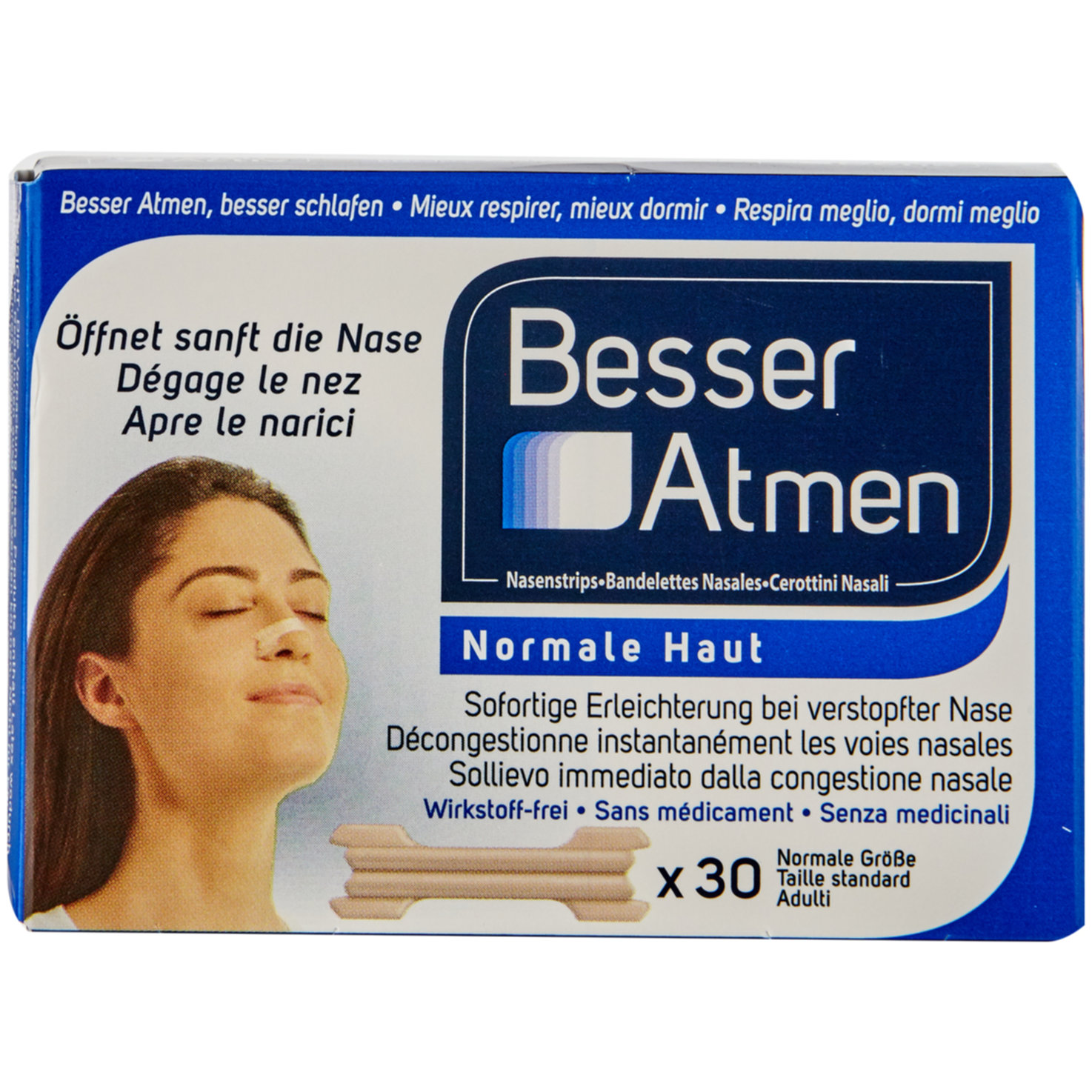 Besser Atmen beige normal 30 Stück