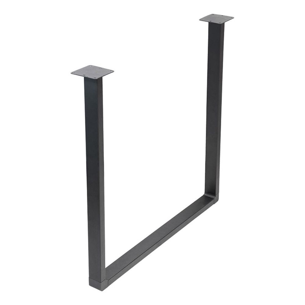 BORDBEN WAGNER STÅL 720X700MM SVART