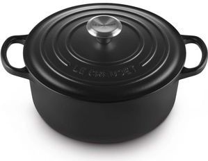 Le Creuset - Braadpan Signature - Mat Zwart - Gietijzer - Ø 20 cm