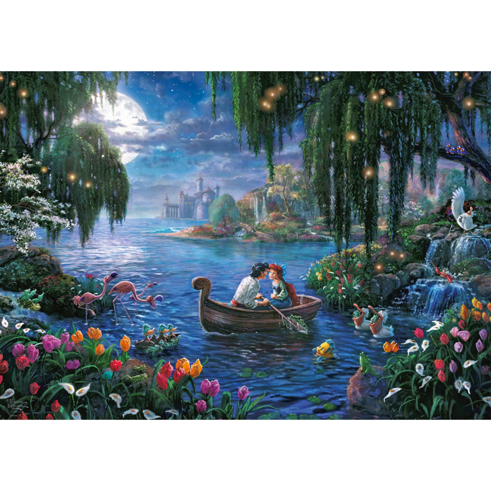 Schmidt Spiele Puzzle Thomas Kinkade Studios: The Little Mermaid and Prince Eric