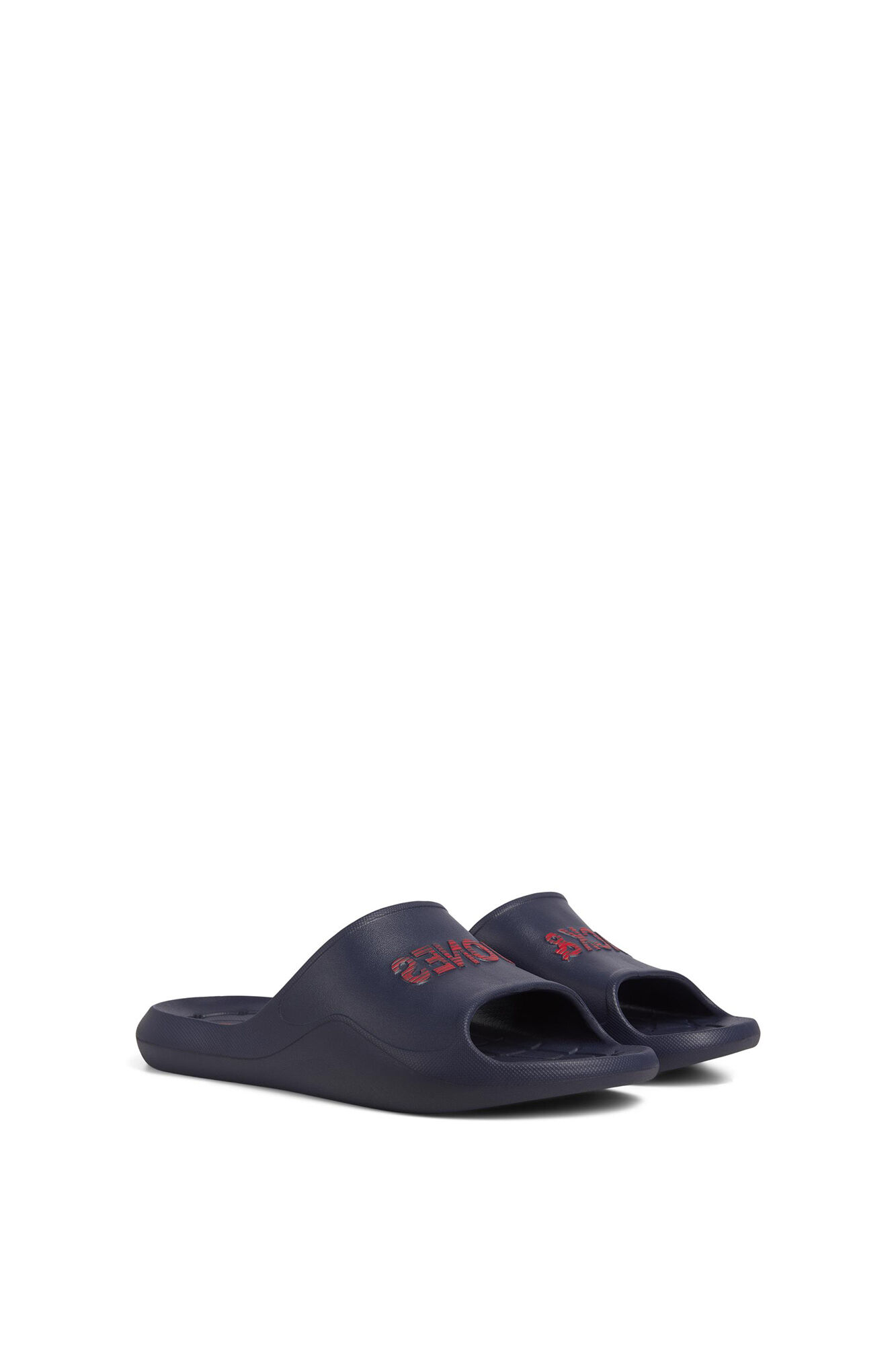 Chinelo com logo - azul marinho