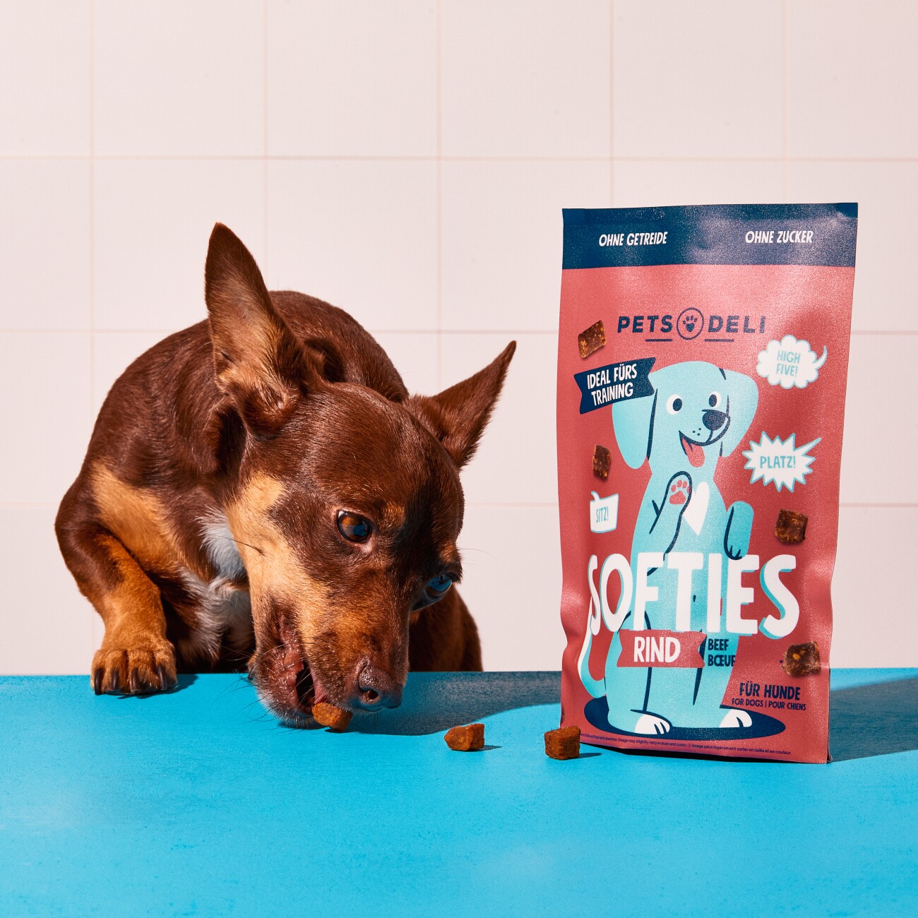 Pets Deli Adult Snack Softies Rind 90g