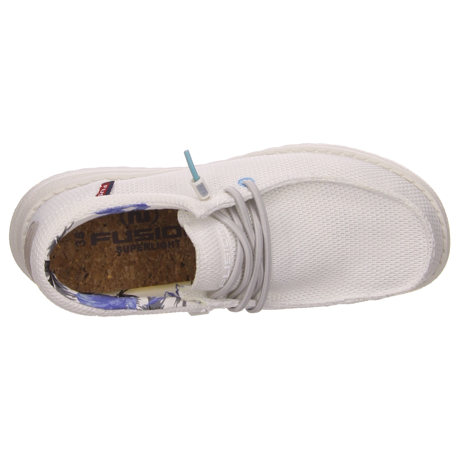 Fusion Slipper weiß weiss/weiss kombi