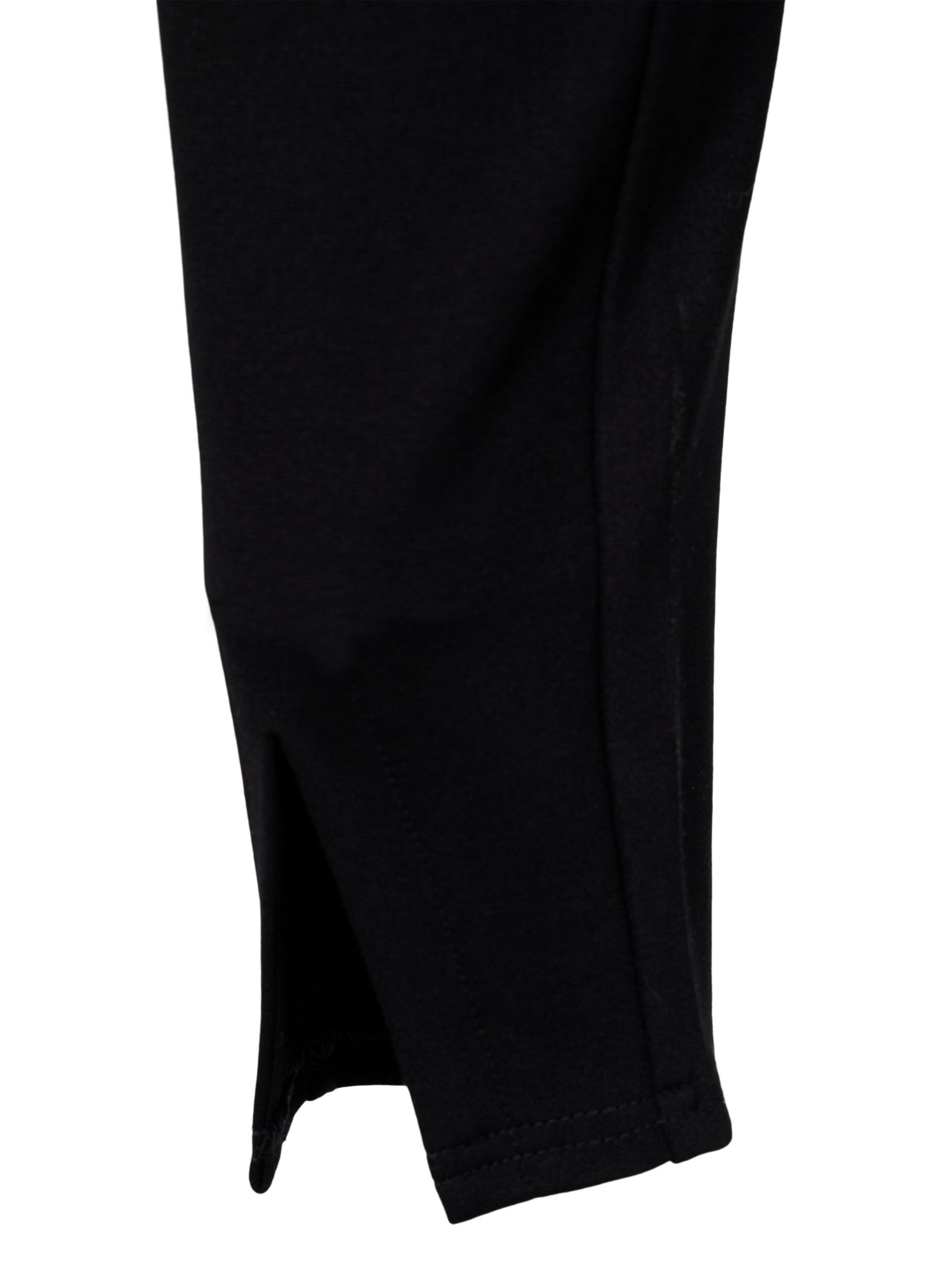 Viskose leggings med slids foran