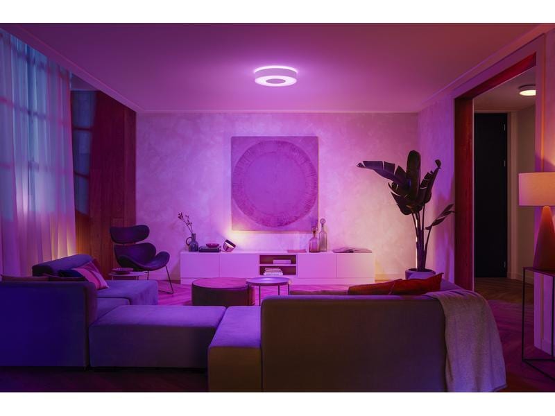 Philips Hue White & Col. Amb. Infuse Deckenleuchte M weiss Deckenlampe steuerbar mit Philips Hue