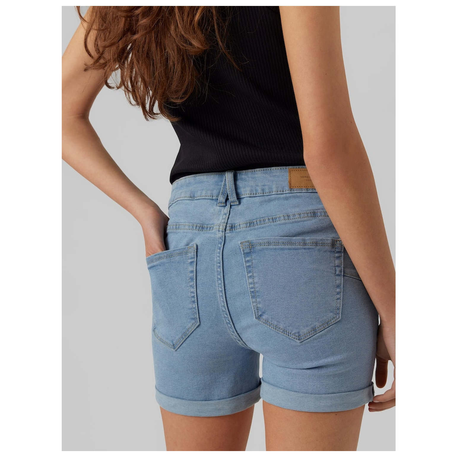 Vero Moda VMLUNA MR FOLD SHORTS MIX GA N