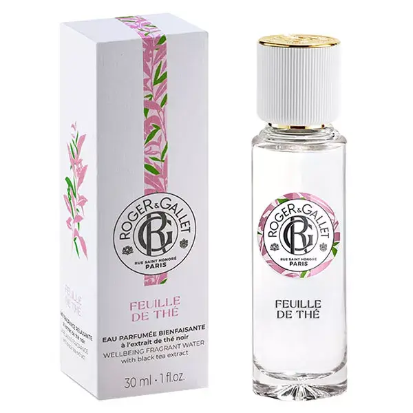 Água aromatizada calmante com folhas de chá Roger & Gallet 30ml