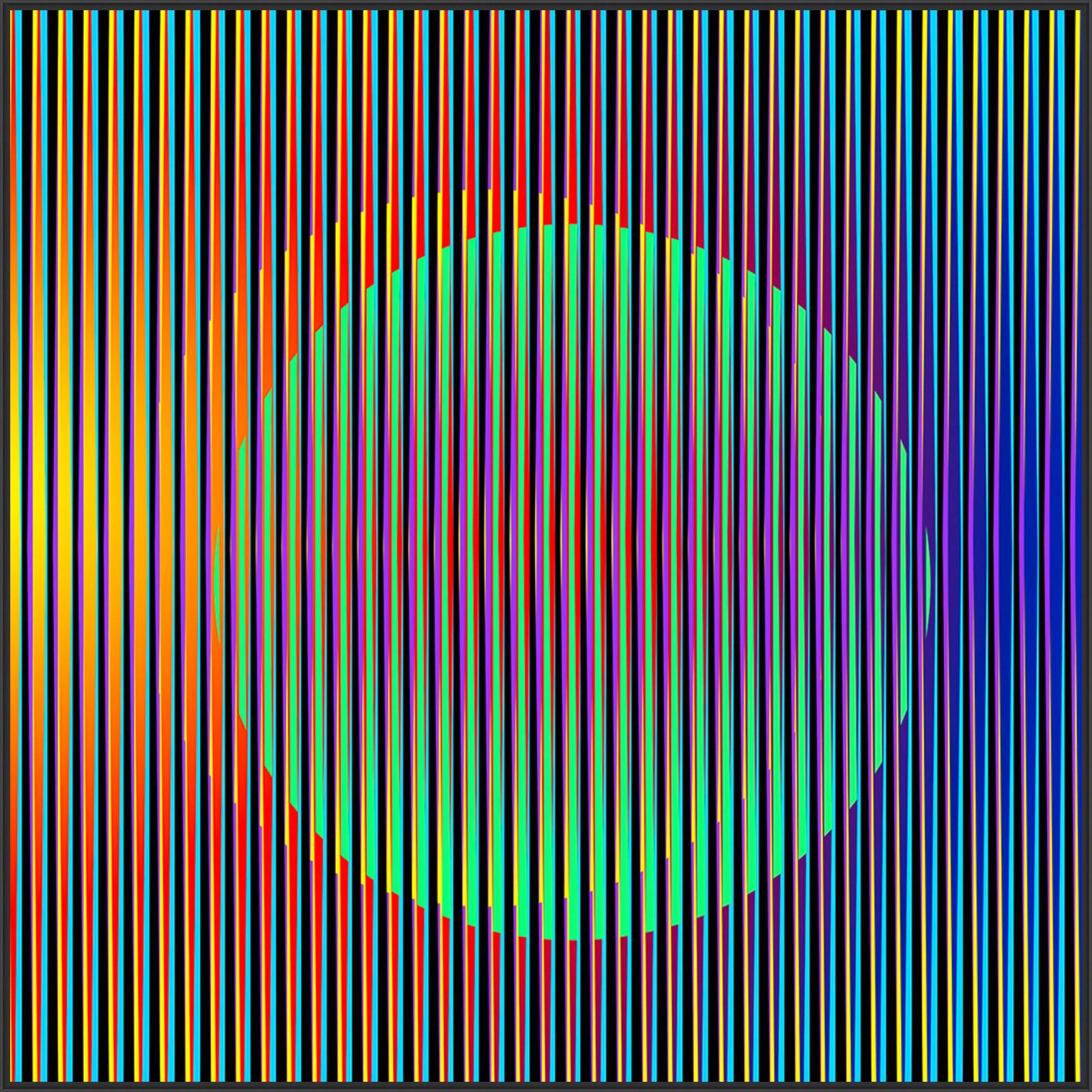 Chromatic Eclipse I by Pedro Blas - Limited Edition. Edition of: 150. Signed.