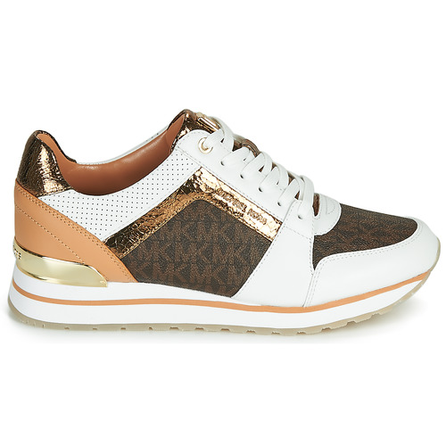 MICHAEL Michael Kors - BILLIE TRAINER Blanco / Marrón