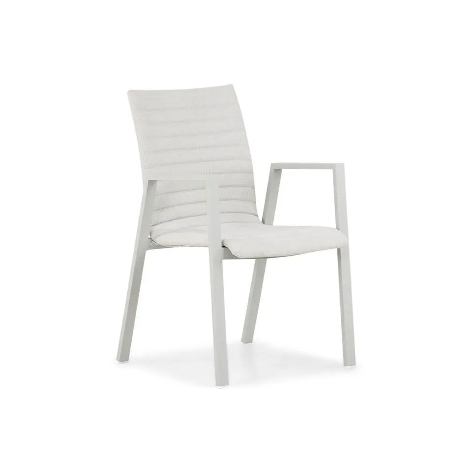 Tuinset 4 personen 165 cm Aluminium/textileen Taupe Osmen Joliet/Brighton