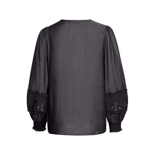 Fransa Blondie Bluse, Black, XL