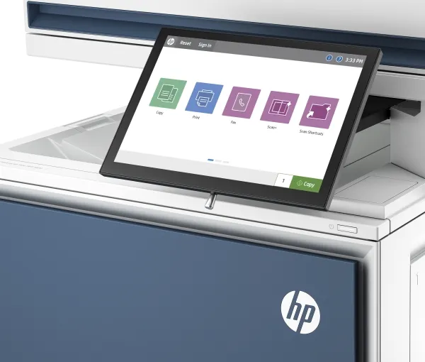 HP LaserJet Enterprise Flow MFP 5800zf - Multifunktionsprinter - farve - laser - Legal (216 x 356 mm) (original) - A4/Legal (medie) - op til 43 spm (kopiering) - op til 43 spm (udskriver) - 650 ark - 33.6 Kbps - Gigabit LAN, USB 2.0 vært, USB 3.0, US