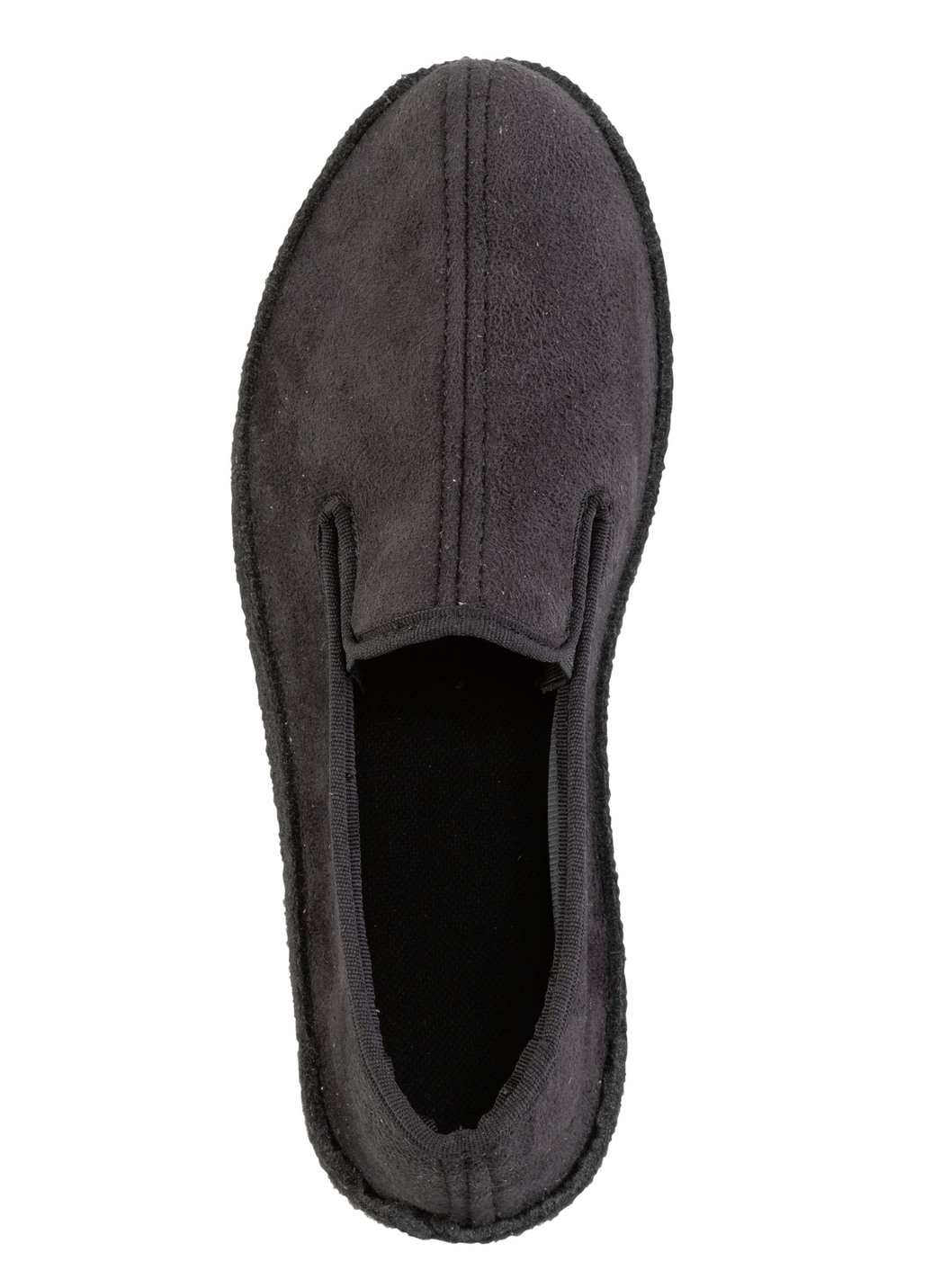 Hausschuh aus Veloursmaterial