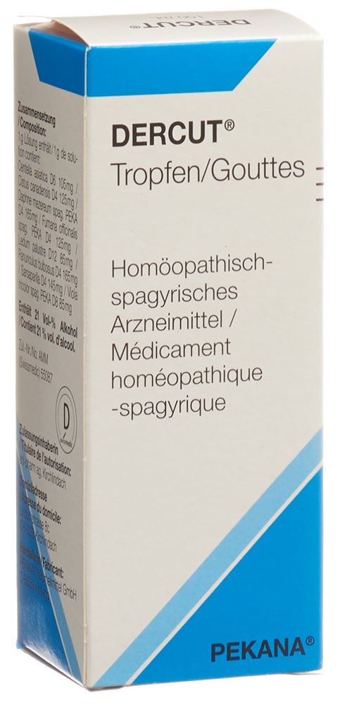 DERCUT Tropfen zum Einnehmen Fl 100 ml<br>100 ml, Flasche, Tropfen zum Einnehmen, Flüssigkeit, zum Einnehmen