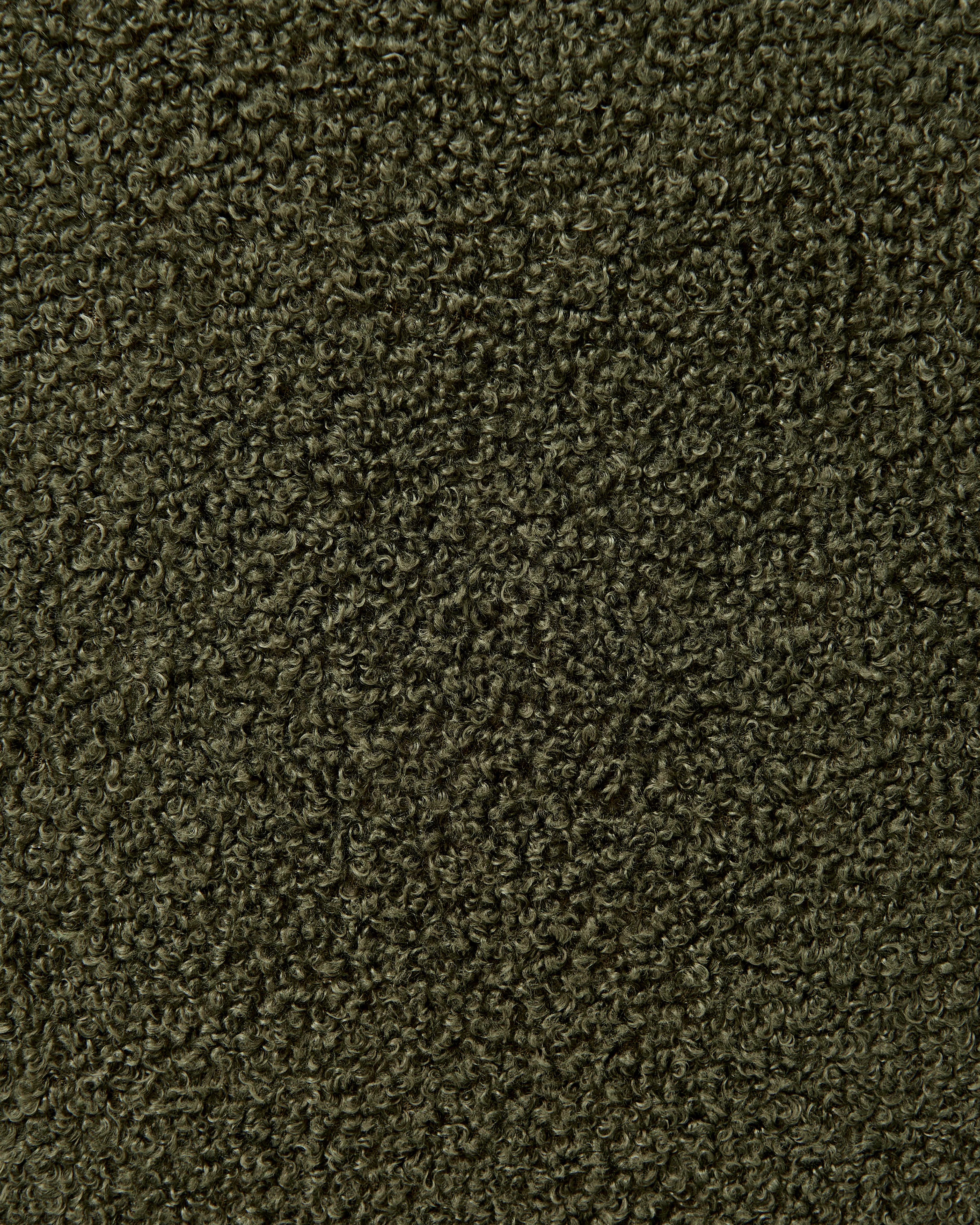 Fauteuil AGERUP Bouclé Donkergroen